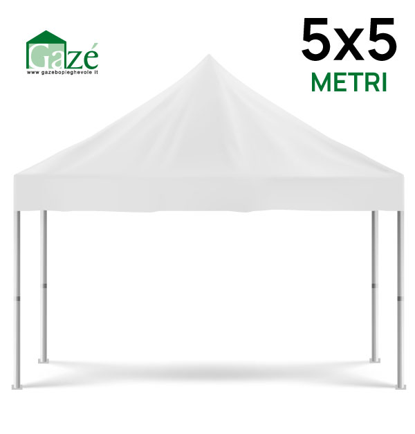Gazebo pieghevole 5x5 metri