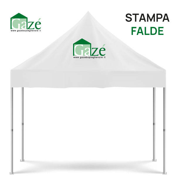 Stampa falde gazebo
